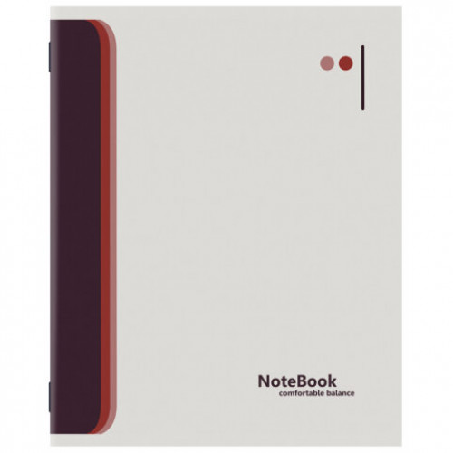 Тетрадь А5 40 л. STAFF College, скоба, клетка, офсет №2 ЭКОНОМ, обложка картон, СВЕТЛАЯ, 405623