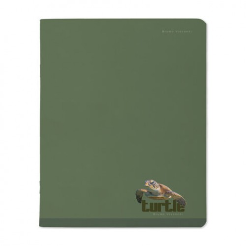 Тетрадь А5, 48 л., BRUNO VISCONTI, скоба, клетка, Soft-Touch, VERDE.ANIMALS (5 видов), 7-48-1373