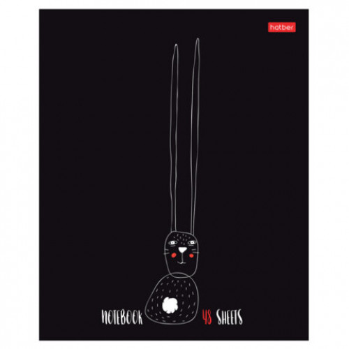 Тетрадь А5 48л. HATBER скоба, клетка, обложка картон, Нескучные герои (микс в спайке), 088361, 48Т5В1