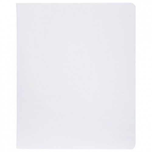 Тетрадь А5 48л. HATBER скоба, клетка, Soft-touch ламинация, SoloMatte_Арктический бел, 48Т5лВ1