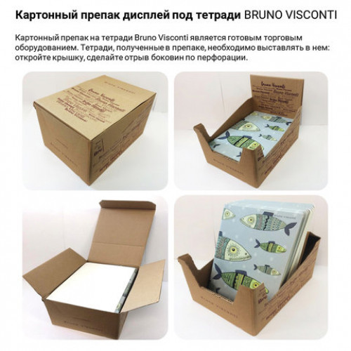 Тетрадь B5 (179x250 мм) 60 л. BRUNO VISCONTI сшивка, клетка, Soft Touch, фольга, бежевая бумага 70 г/м2, ГРАВЮРА, 7-60-001/08