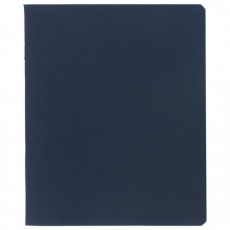 Тетрадь А5, 96 л., HATBER, скоба, клетка, Soft-touch ламинация, СОЛО Сапфир, 092748, 96Т5лВ1