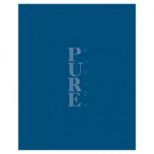 Тетрадь А5 96л. HATBER-ECO скоба, офсет №2 ЭКОНОМ, клетка, обложка картон,PUREcolour_Голубика 092123, 96Т5C1_34813