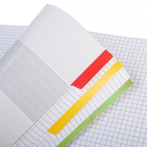 Тетрадь А5 120л. HATBER спираль, клетка, обложка твердая, Soft-touch, 4 разделит., Mo, 120Ттр5В1сп_355