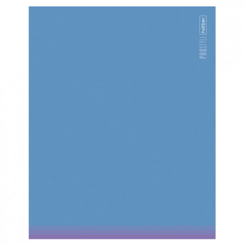 Тетрадь обложка пластик, А5, 96 л., скоба, клетка, HATBER, PROстиль (микс в спайке), 090232, 96Т5В1пл