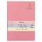 Тетрадь 60 л. в клетку обложка кожзам под рогожку, сшивка, B5 (179х250мм), РОЗОВЫЙ, BRAUBERG HARMONY, 403840