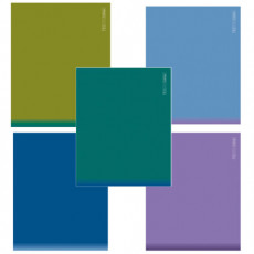 Тетрадь обложка пластик, А5, 96 л., скоба, клетка, HATBER, PROстиль (микс в спайке), 090232, 96Т5В1пл