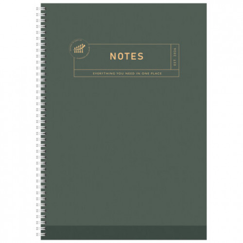 Тетрадь А4 96 л. STAFF College гребень, клетка, офсет №2 ЭКОНОМ, обложка картон, ОДНОТОННАЯ, 405618