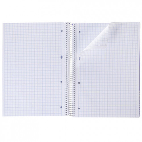 Тетрадь А4 160л. HATBER спираль, клетка, обложка твердая, глянцевая ламинация, Россия, 160Тт4В1сп_3555