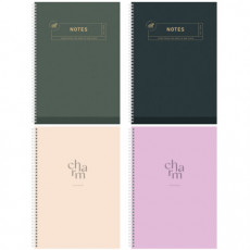 Тетрадь А4 96 л. STAFF College гребень, клетка, офсет №2 ЭКОНОМ, обложка картон, ОДНОТОННАЯ, 405618