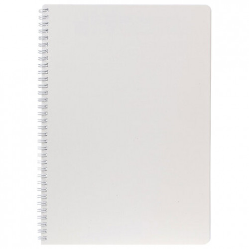 Тетрадь А4 96л. HATBER гребень, клетка, Soft-touch ламинация, SoloMatte_Арктический б, 96Т4лВ1гр