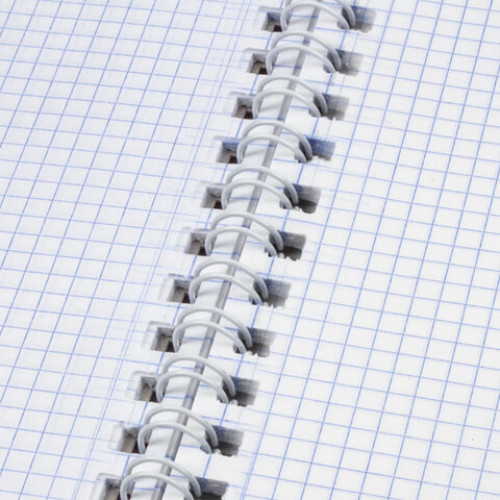 Тетрадь А4, 120 л., BRAUBERG, гребень, клетка, глянцевый лак, Мрамор, 405641