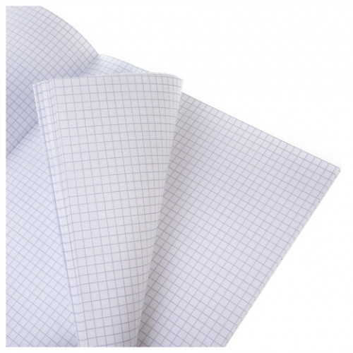 Тетрадь бумвинил А4 96л. скоба, офсет №1, клетка, ЧЕРНАЯ Metallic, HATBER, 093028, 96Т4бвВ3