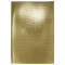 Тетрадь бумвинил А4 96л. скоба, офсет №1, клетка, ЗОЛОТО Metallic, тиснение CROCO, HA, 96Т4бвВ3