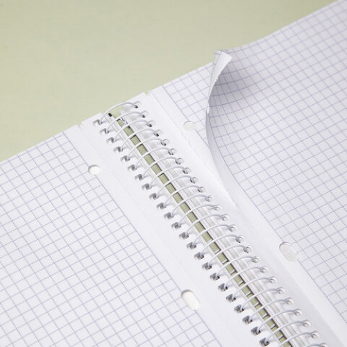 Тетрадь А4 160л. HATBER спираль, клетка, обложка твердая, глянцевая, 4 разделителя,Гр, 160Ттр4В1сп_355