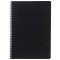 Тетрадь А4 96л. HATBER гребень, клетка, Soft-touch ламинация, SoloMatte_Черный бархат, 96Т4лВ1гр Тетрадь А4 96л. HATBER гребень, клетка, Soft-touch ламинация, SoloMatte_Черный бархат, 96Т4лВ1гр
