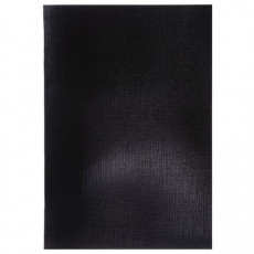 Тетрадь бумвинил А4 96л. скоба, офсет №1, клетка, ЧЕРНАЯ Metallic, HATBER, 093028, 96Т4бвВ3