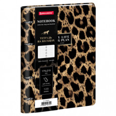 Тетрадь на кольцах А5 180х220, 120л, под кожу, BRAUBERG VISTA, Котик, 405209 Тетрадь на кольцах А5 180х220, 120л, под кожу, BRAUBERG VISTA, Котик, 405209