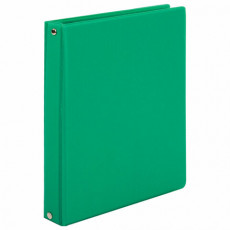Тетрадь на кольцах А5 180х220 мм, 80 л., обложка ПВХ, клетка, BRAUBERG, зеленый, 403910