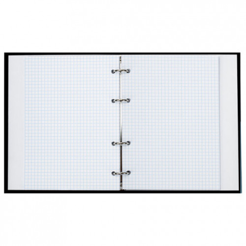 Тетрадь на кольцах А5 175х215 мм, 160 л., твердый картон, клетка, BRAUBERG, Idea, 404091