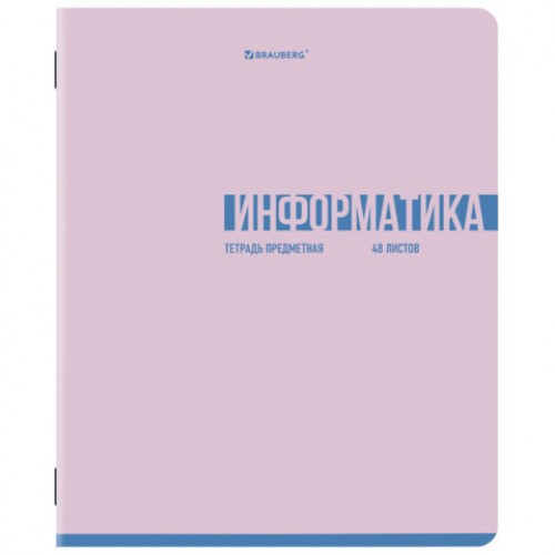 Тетради предметные, КОМПЛЕКТ 12 ПРЕДМЕТОВ, 48 л., обложка картон, BRAUBERG VIBE, 405163