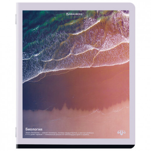 Тетради предметные, КОМПЛЕКТ 12 ПРЕДМЕТОВ, 48 л., матовая ламинация, BRAUBERG, ПРИРОДА, 405606