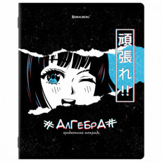 Тетрадь предметная ANIME 48 л., глянцевый УФ-лак, АЛГЕБРА, клетка, BRAUBERG, 404532 Тетрадь предметная ANIME 48 л., глянцевый УФ-лак, АЛГЕБРА, клетка, BRAUBERG, 404532