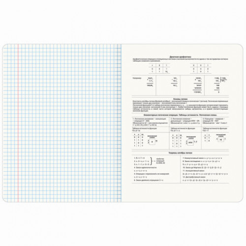 Тетрадь предметная PASTEL 48 л., SoftTouch, фольга, ИНФОРМАТИКА, клетка, BRAUBERG, 404315