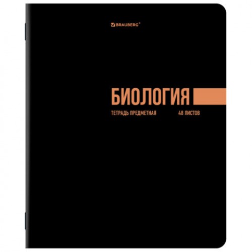 Тетради предметные, КОМПЛЕКТ 12 ПРЕДМЕТОВ, 48 л., обложка картон, BRAUBERG КЛАССИКА BLACK, 405162