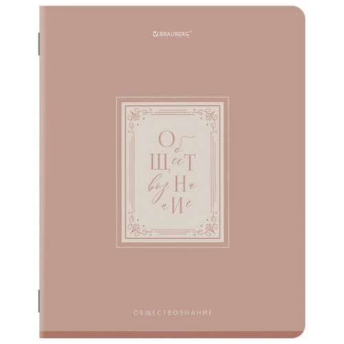 Тетради предметные, КОМПЛЕКТ 12 ПРЕДМЕТОВ, 48л, рельефный картон, BRAUBERG, ВИНТАЖ, 405603