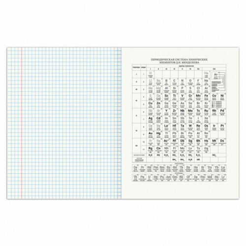 Тетрадь предметная SPORT CLUB 48 л., обложка картон, ХИМИЯ, клетка, подсказ, BRAUBERG, 404805