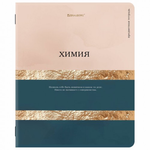 Тетради предметные, КОМПЛЕКТ 12 ПРЕДМЕТОВ, 48 л., матовая ламинация, фольга, BRAUBERG GOLDY, 405178