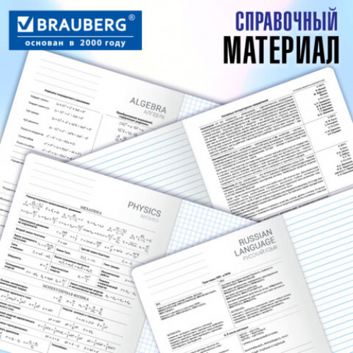Тетради предметные, КОМПЛЕКТ 12 ПРЕДМЕТОВ, 48 л., глянцевый лак, BRAUBERG, ВЕЛИКИЕ ЛЮДИ, 405605
