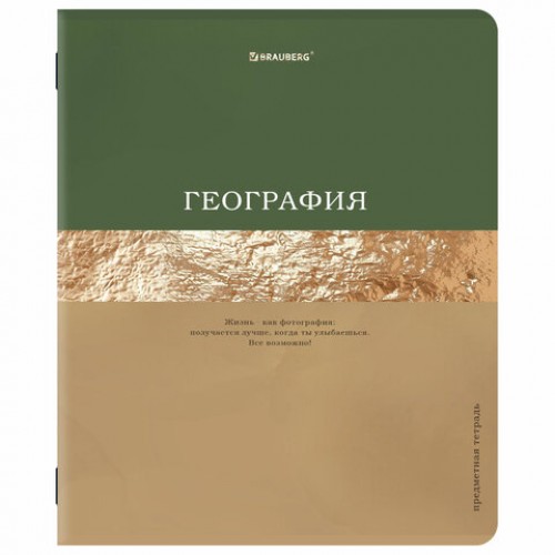 Тетради предметные, КОМПЛЕКТ 12 ПРЕДМЕТОВ, 48 л., матовая ламинация, фольга, BRAUBERG GOLDY, 405178