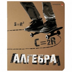 Тетрадь предметная КРУТАЯ ТЕМА 48 листов, объемная печать, АЛГЕБРА, клетка, АЛЬТ, 7-48-110, 7-48-1101/09 Тетрадь предметная КРУТАЯ ТЕМА 48 листов, объемная печать, АЛГЕБРА, клетка, АЛЬТ, 7-48-110, 7-48-1101/09