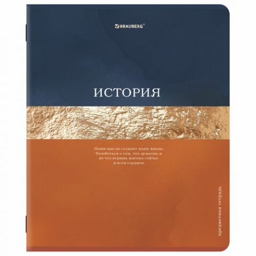 Тетради предметные, КОМПЛЕКТ 12 ПРЕДМЕТОВ, 48 л., матовая ламинация, фольга, BRAUBERG GOLDY, 405178