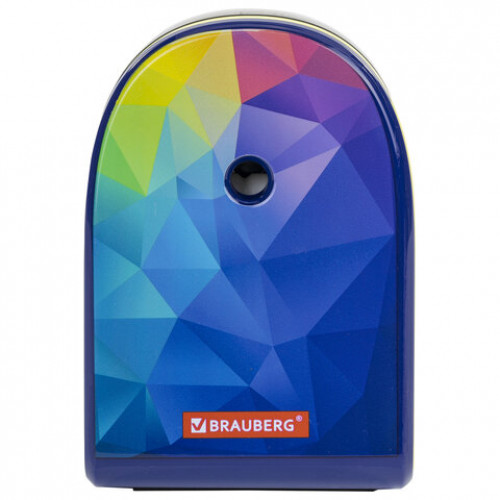 Точилка механическая BRAUBERG MULTICOLOR, корпус с печатью, 228489   