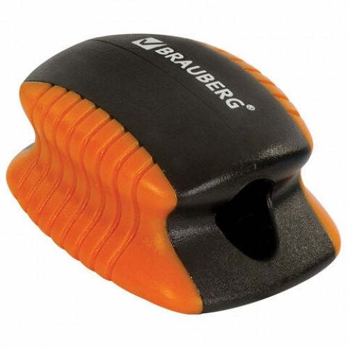 Точилка BRAUBERG ULTRA COLOR, пластиковая, корпус ассорти, 228466