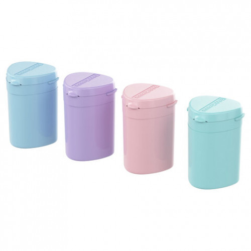 Точилка ERICH KRAUSE ClickUp Mini Pastel, с контейнером, пластиковая, корпус ассорти, 60064
