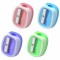 Точилка ЮНЛАНДИЯ COLOR PASTEL, двуцветная, пастельные цвета ассорти, 272505
