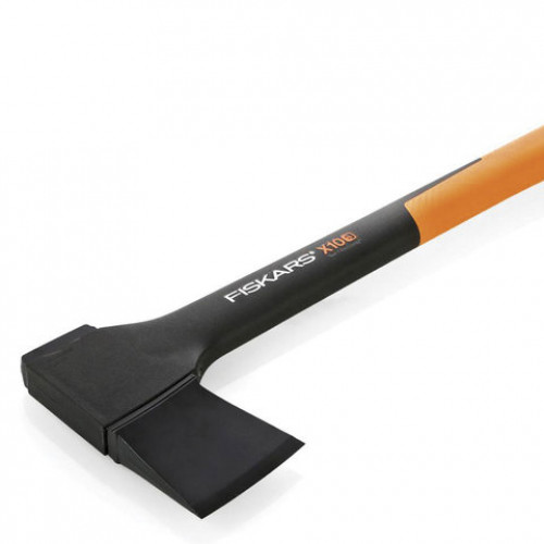 Топор универсальный FISKARS X10-S, длина 445 мм, вес 1000 г, топорище из материала FiberComp, 1015619