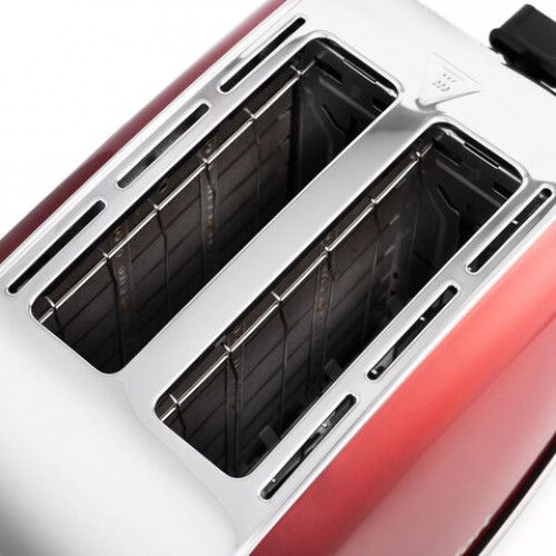 Тостер KITFORT КТ-2036-1, 950 Вт, 2 тоста, 8 режимов, цифровой дисплей, металлический