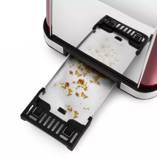 Тостер KITFORT КТ-2036-1, 950 Вт, 2 тоста, 8 режимов, цифровой дисплей, металлический