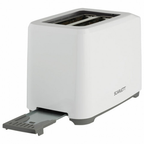 Тостер SCARLETT SC-TM11019, 700 Вт, 2 тоста, 7 режимов, пластик, белый