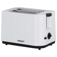 Тостер SCARLETT SC-TM11008, 700Вт, 2 тоста, 6 режимов, пластик, белый