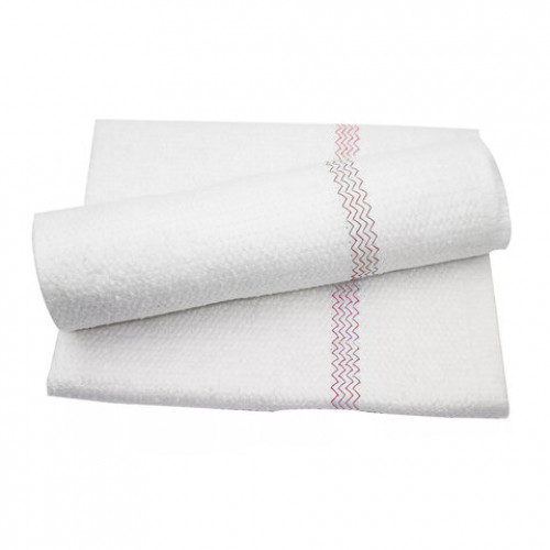 Тряпка для мытья пола 60х75см, плотность 220г/м2, белая, ХПП, ХЛОПОК, YORK, 022250