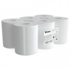 Бумага туалетная 190м, VEIRO Professional (Система T2), КОМПЛЕКТ 12шт, COMFORT, T201
