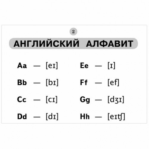 Таблицы по английскому языку для начальной школы, Узорова О.В., 722656