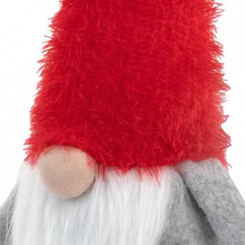 Украшение новогоднее интерьерное 70 см Гном Ворчун, телескопические ножки, полиэстер, ЗОЛОТАЯ СКАЗКА, 592522