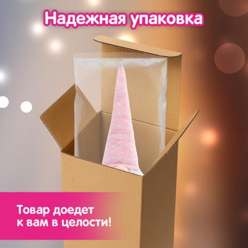 Украшение новогоднее интерьерное 70 см Гном с сердечком, полиэстер, ЗОЛОТАЯ СКАЗКА, 592524